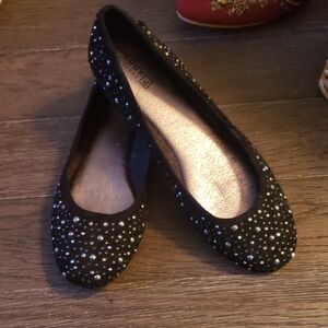 Sperry Elegant Black Studded Women's Flats 7M